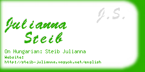julianna steib business card